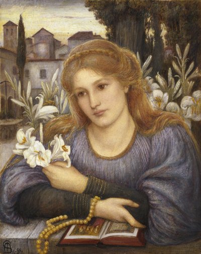 Klosterlilien, 1891 von Marie Spartali Stillman